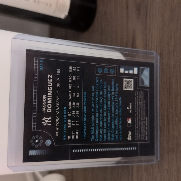 2024 Bowman Chrome Jasson Dominguez AI Rookie Card Yankees - Picture 2 of 2